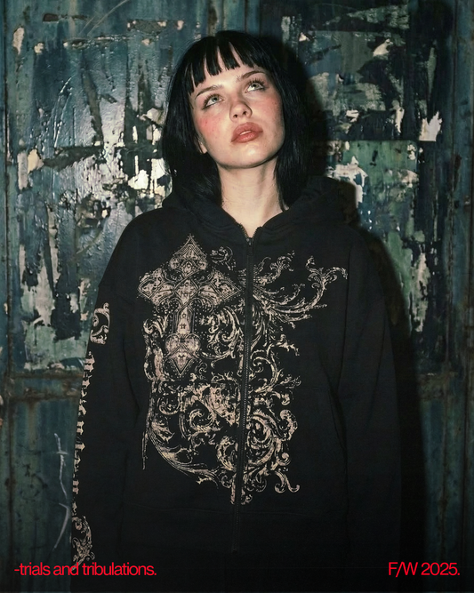 trials and tribulations - Unisex Zipper Hoodie