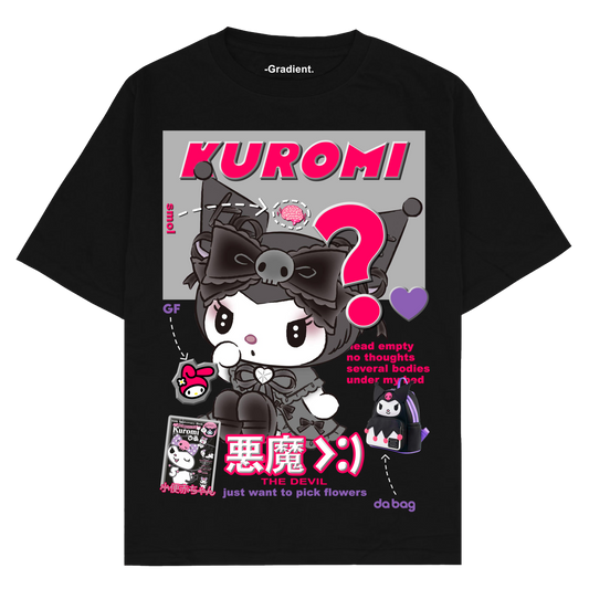 Kuromi Sanrio - Oversized T-shirt - Gradient