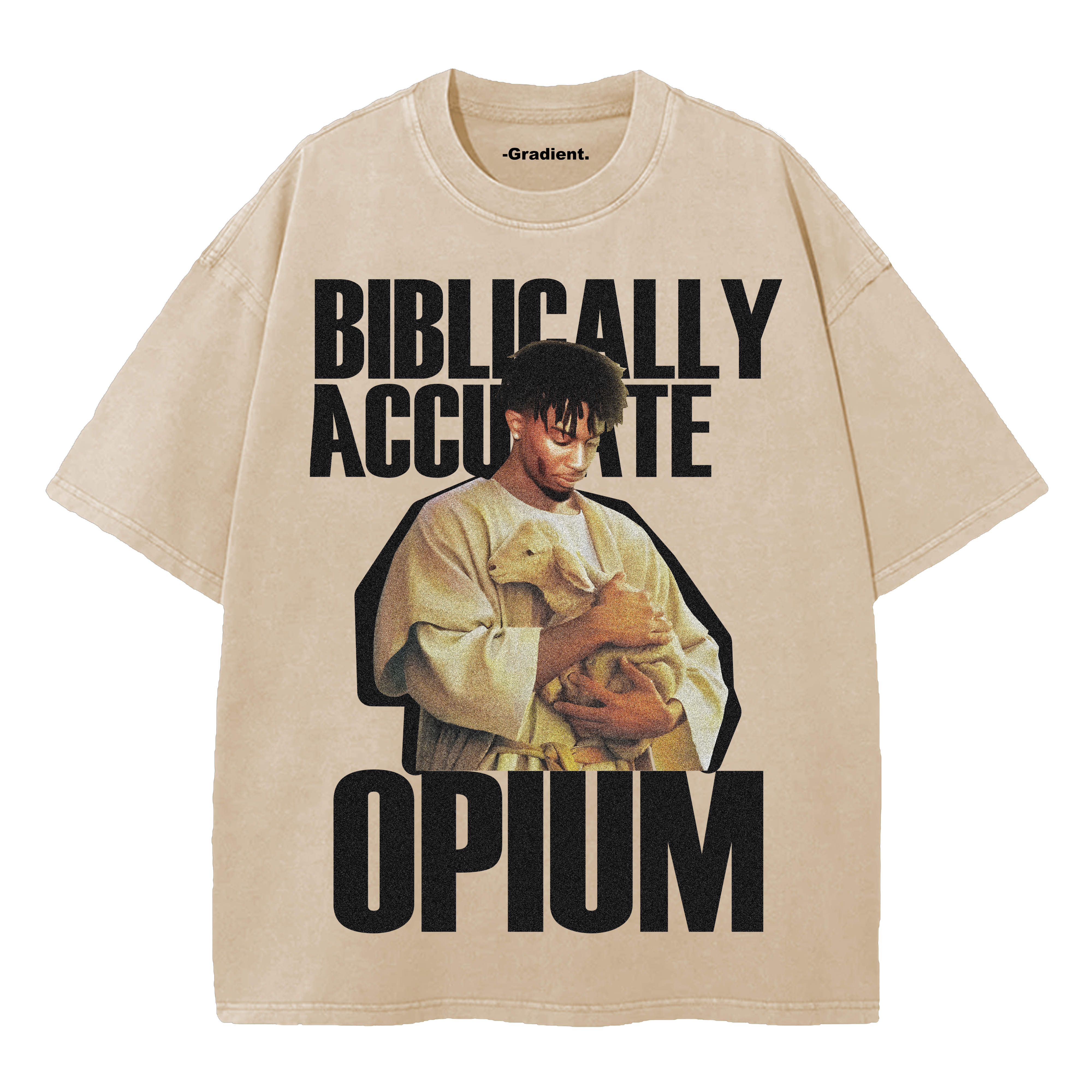 Biblically Accurate Opium - Oversized T-Shirt – Gradient Biblically Accurate Opium - Oversized T-Shirt – Gradient