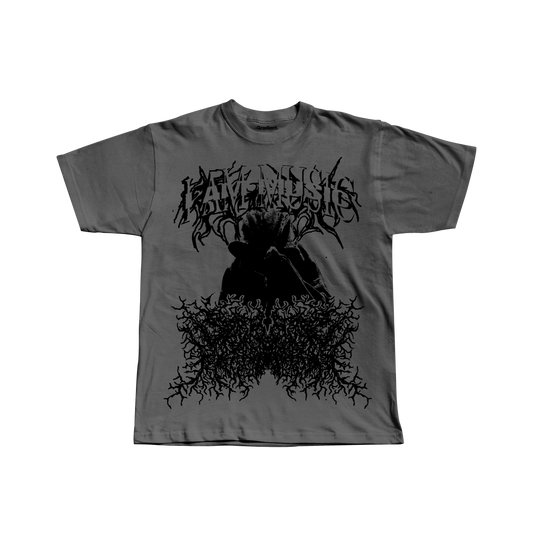 I AM MUSIC - Grey Oversized T-Shirt