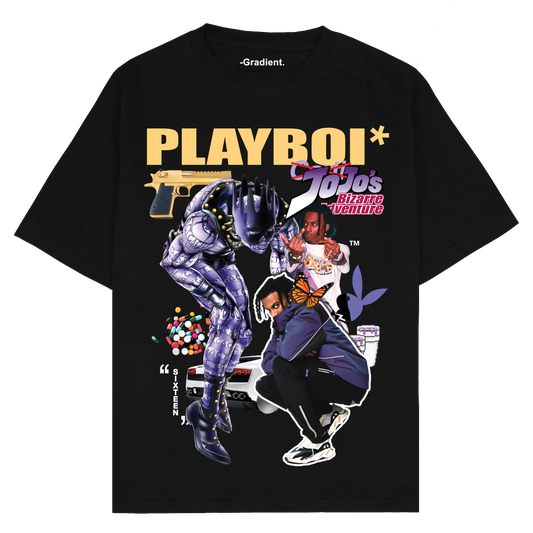 Jojo x Playboi Carti - Oversized Tshirt - Gradient
