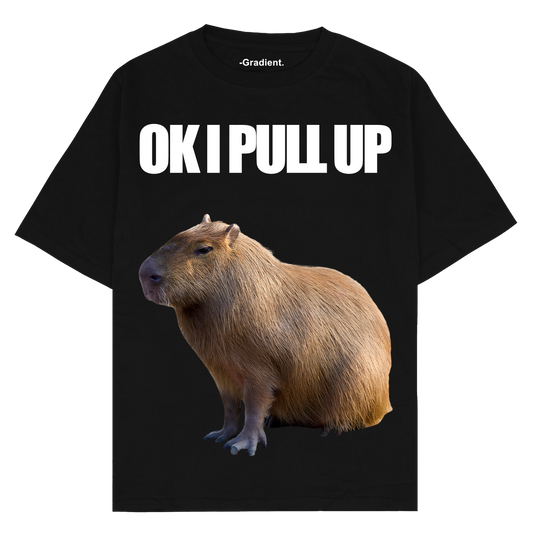 Capybara - Oversized T-Shirt - Gradient