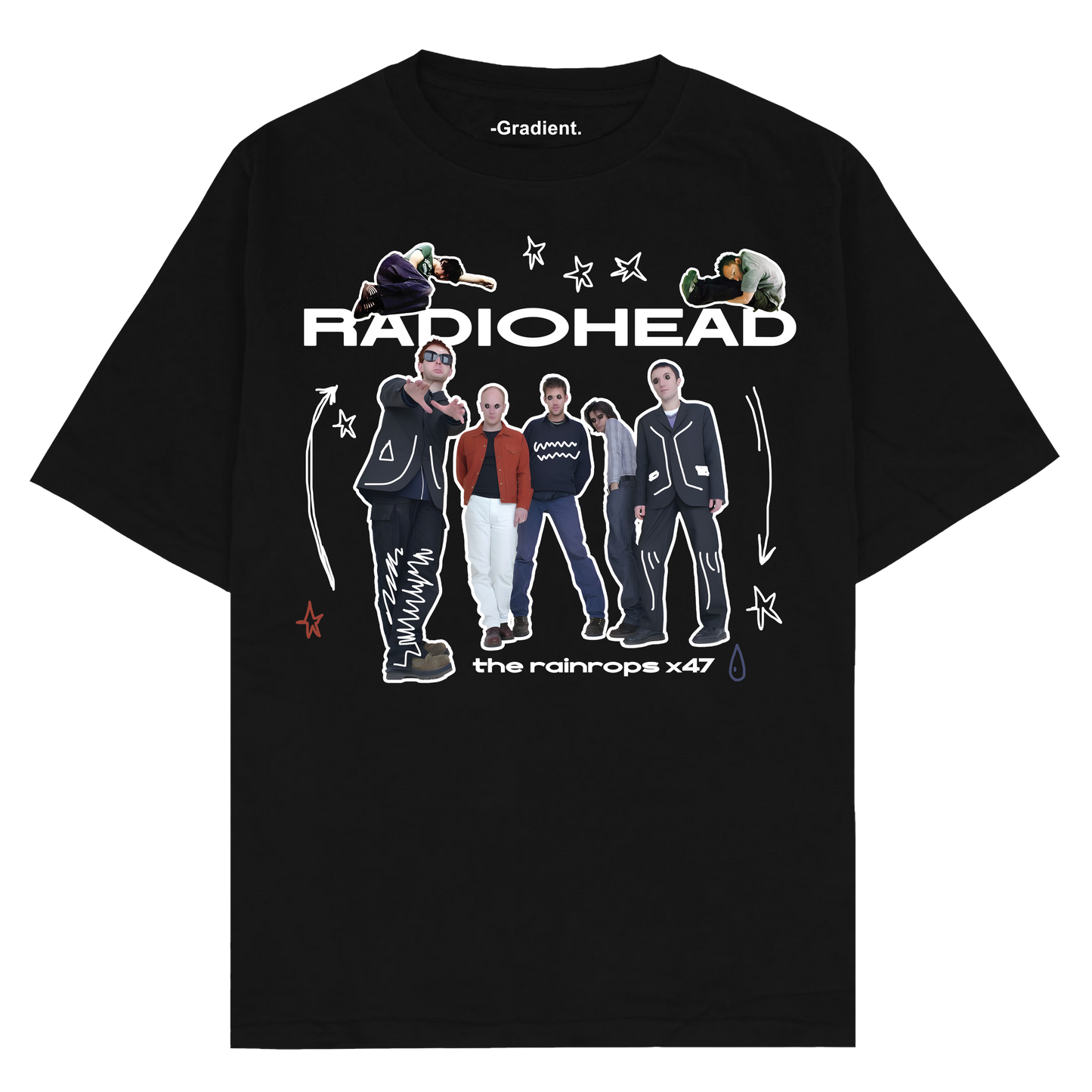 RADIOHEAD - Oversized T-Shirt - Gradient
