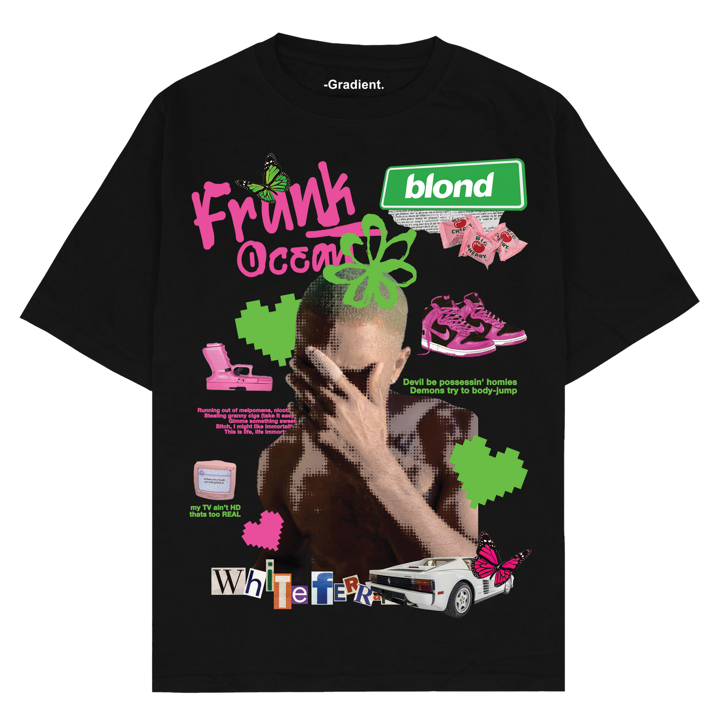 Frank Ocean - Oversized T-Shirt - Gradient