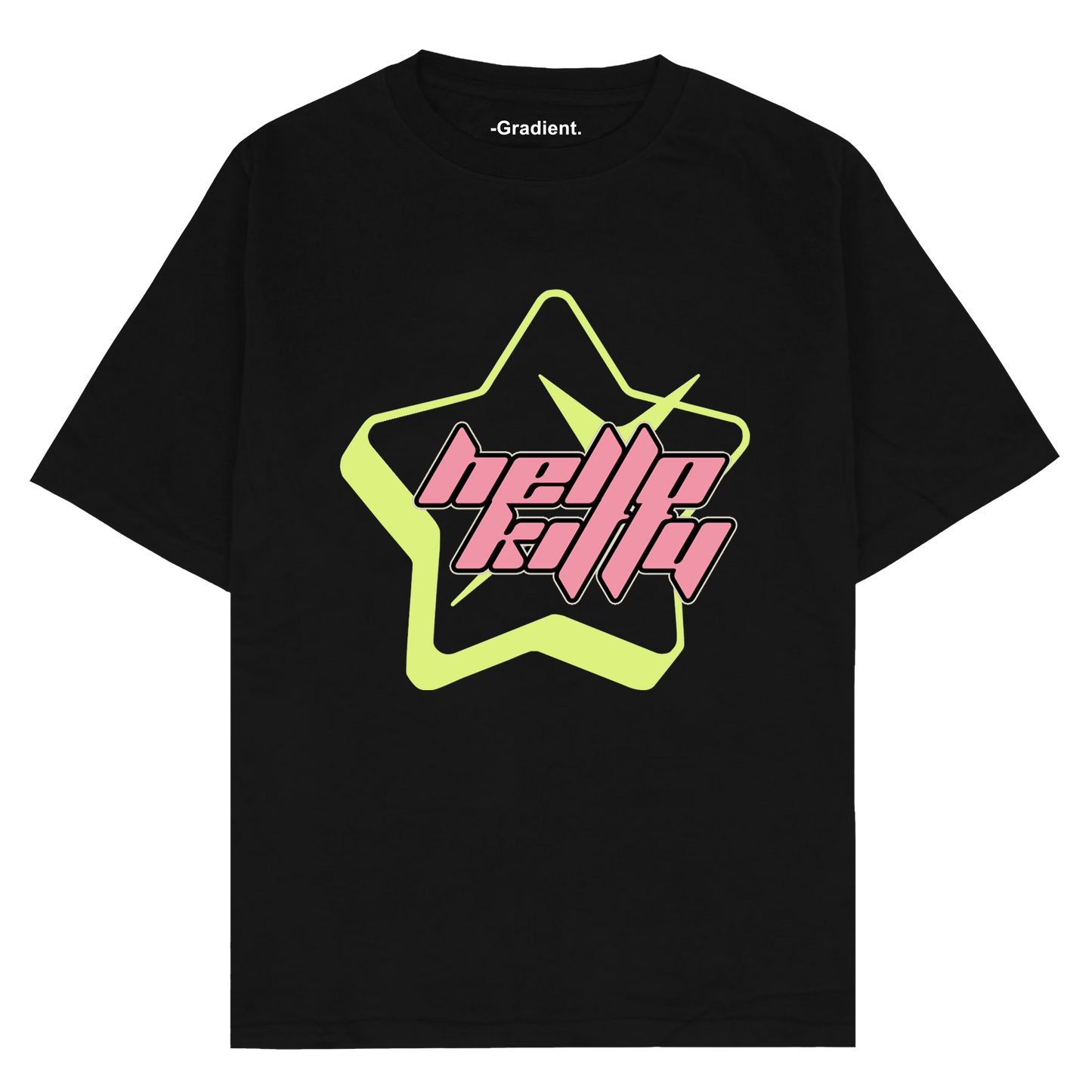 Hello Kitty Kimono - Oversized T-Shirt - Gradient