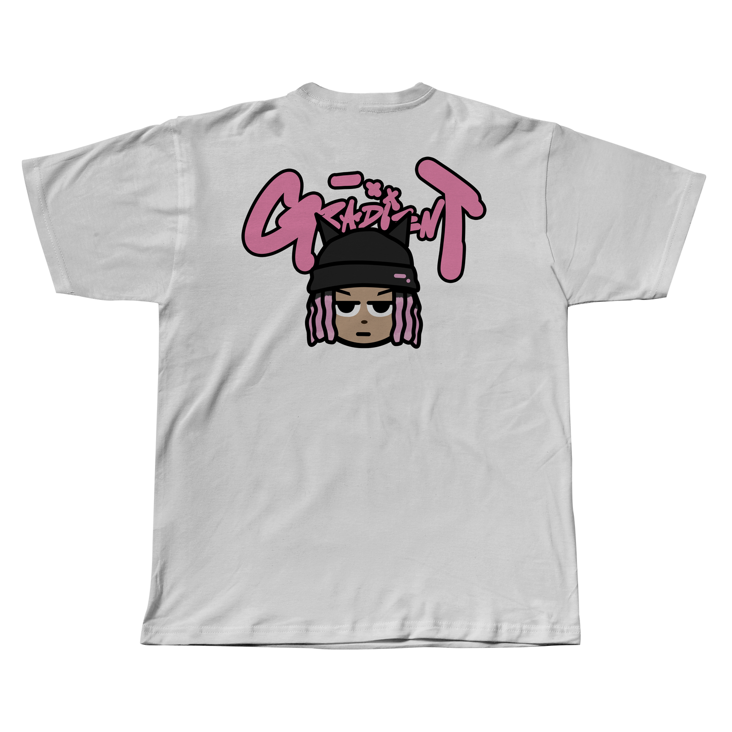 Pink Y2K Duo - Oversized T-Shirt - Gradient