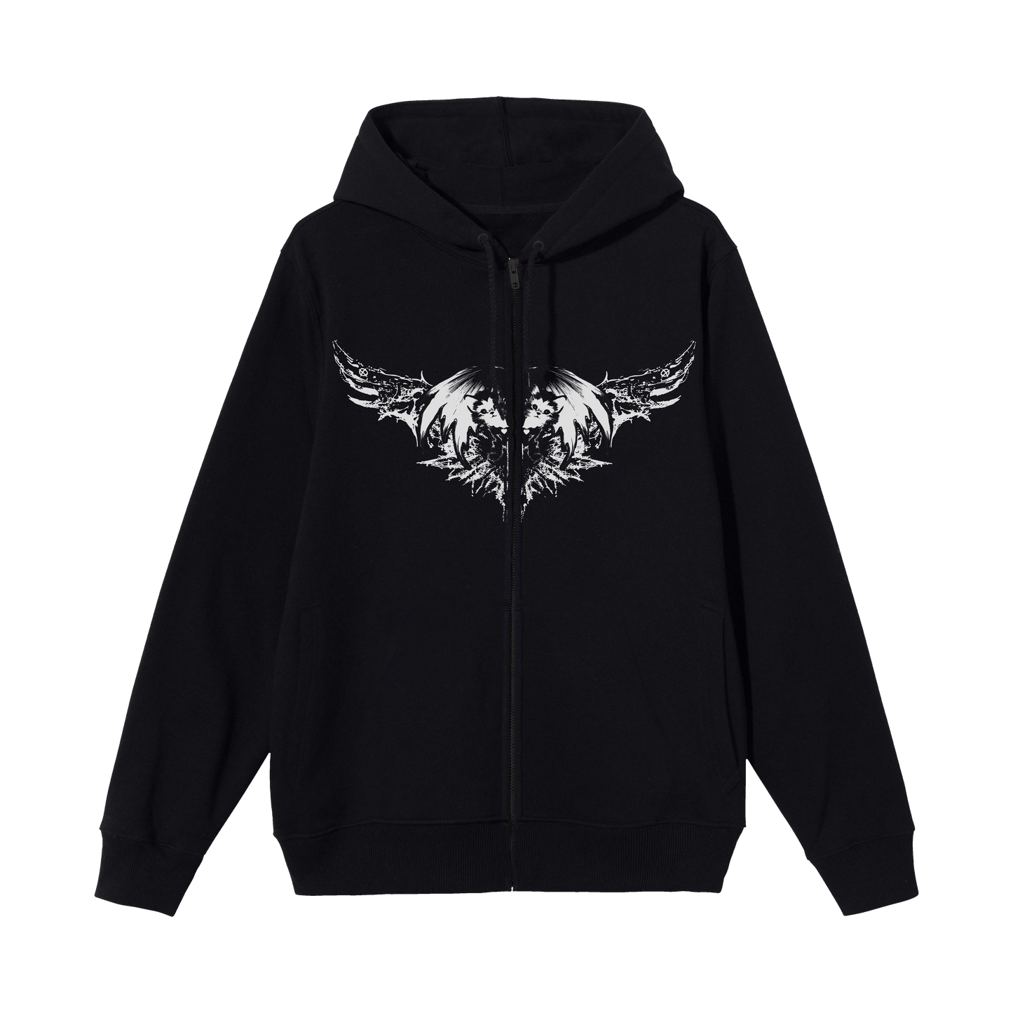 Sigil-Cat - Zipper Hoodie - Gradient