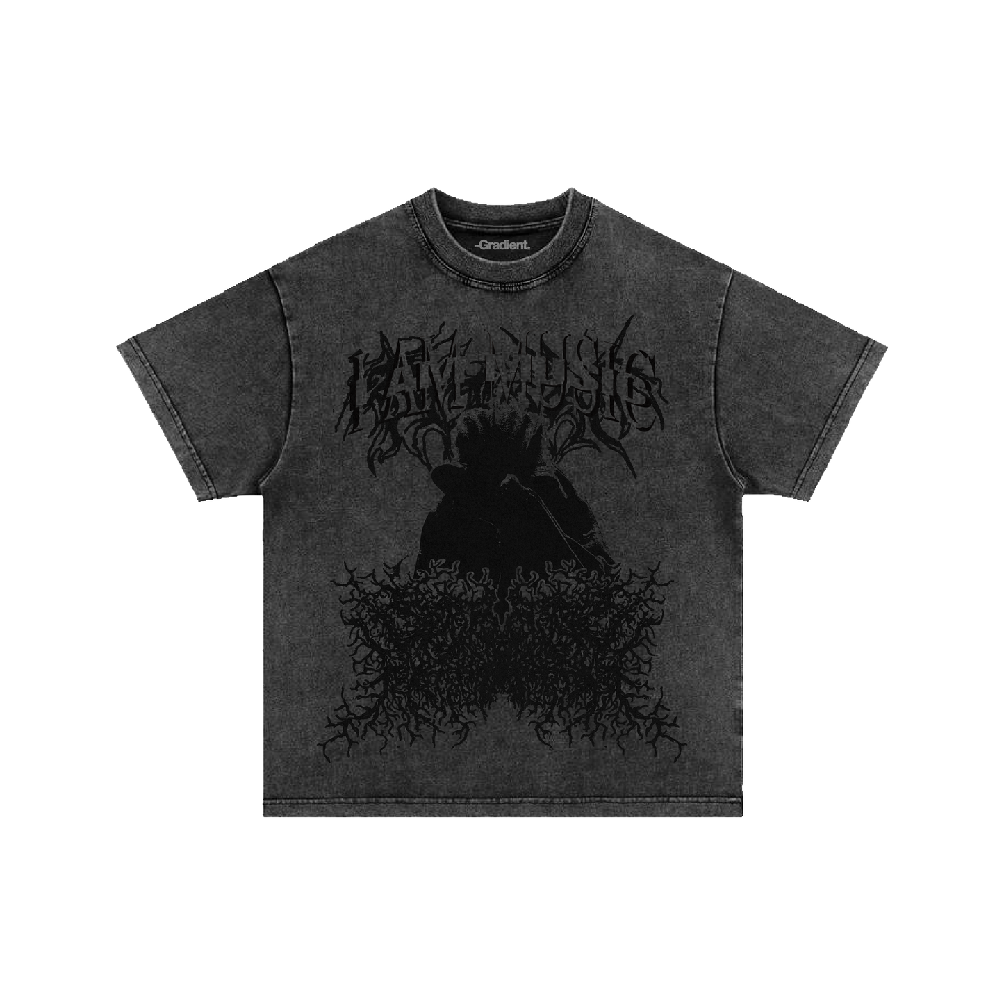 I AM MUSIC - Acid Washed Oversized T-Shirt