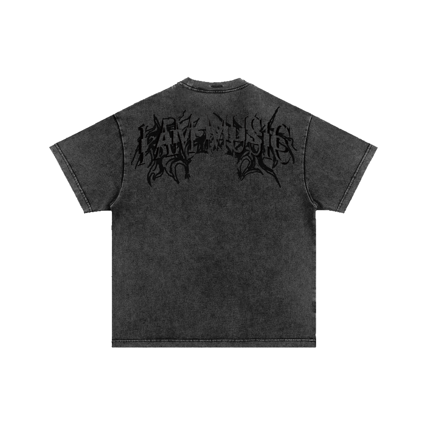 I AM MUSIC - Acid Washed Oversized T-Shirt