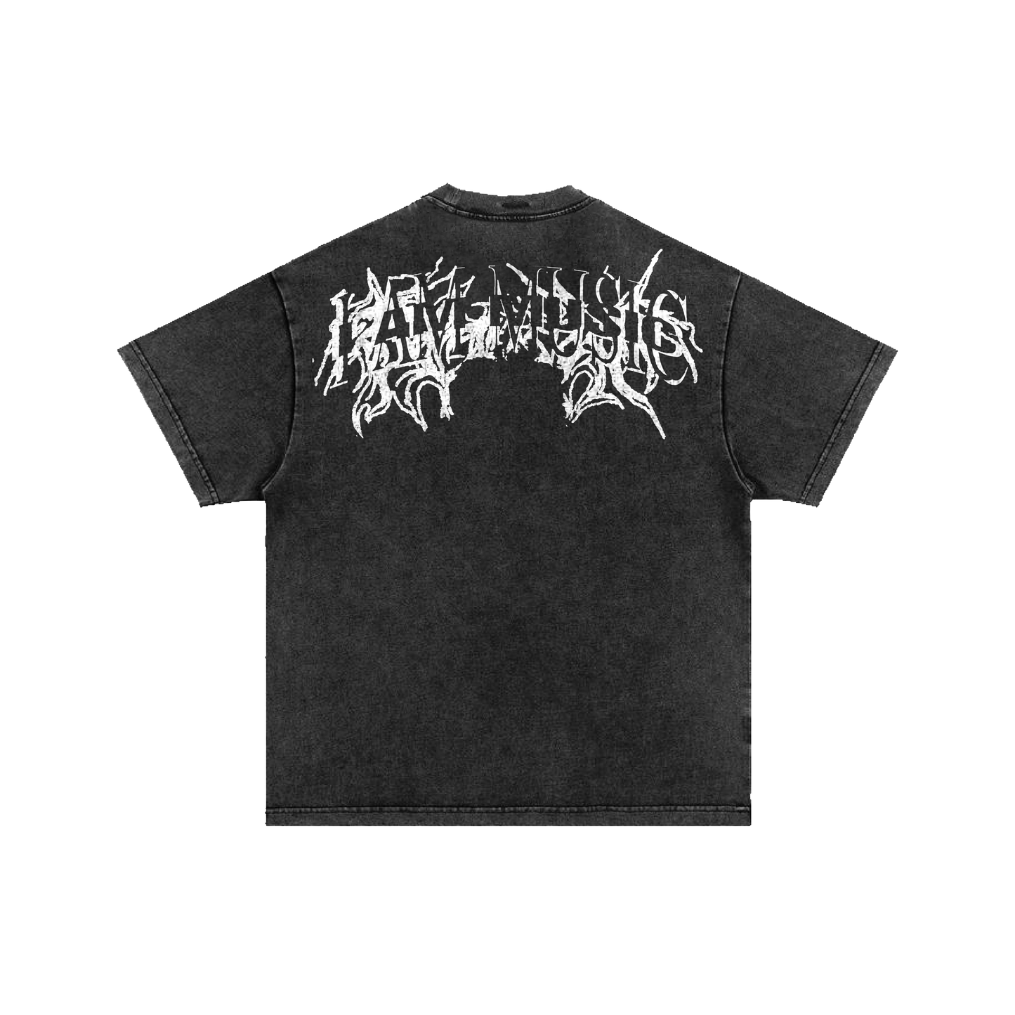 I AM MUSIC 2.0 - Acid Washed Oversized T-Shirt