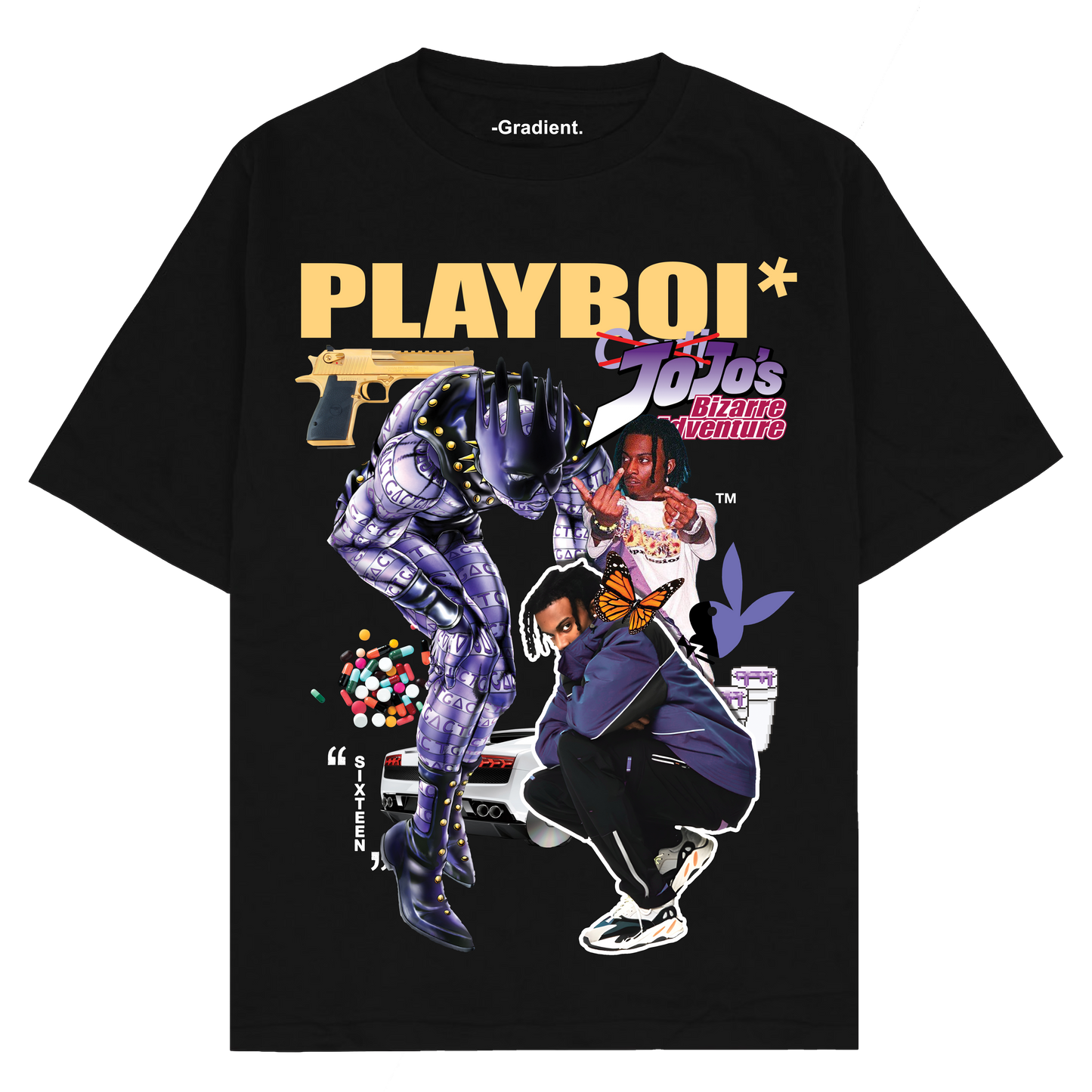 Jojo x Playboi Carti - Oversized Tshirt