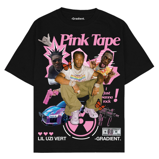Pink Tape "Lil Uzi Vert" 2023 - Oversized T-Shirt