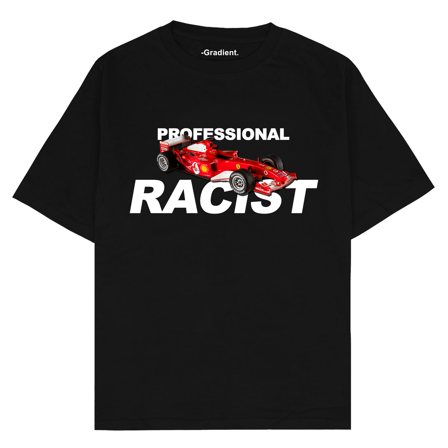 Formula 1 "Professional Raci$t" Meme - Oversized T-shirt